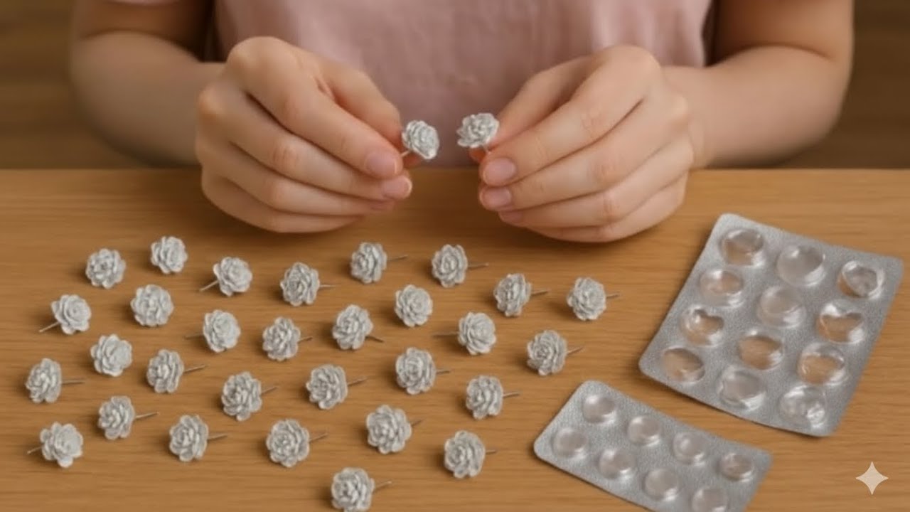 Easy DIY Jewelry Hack using Empty Medicine Packs