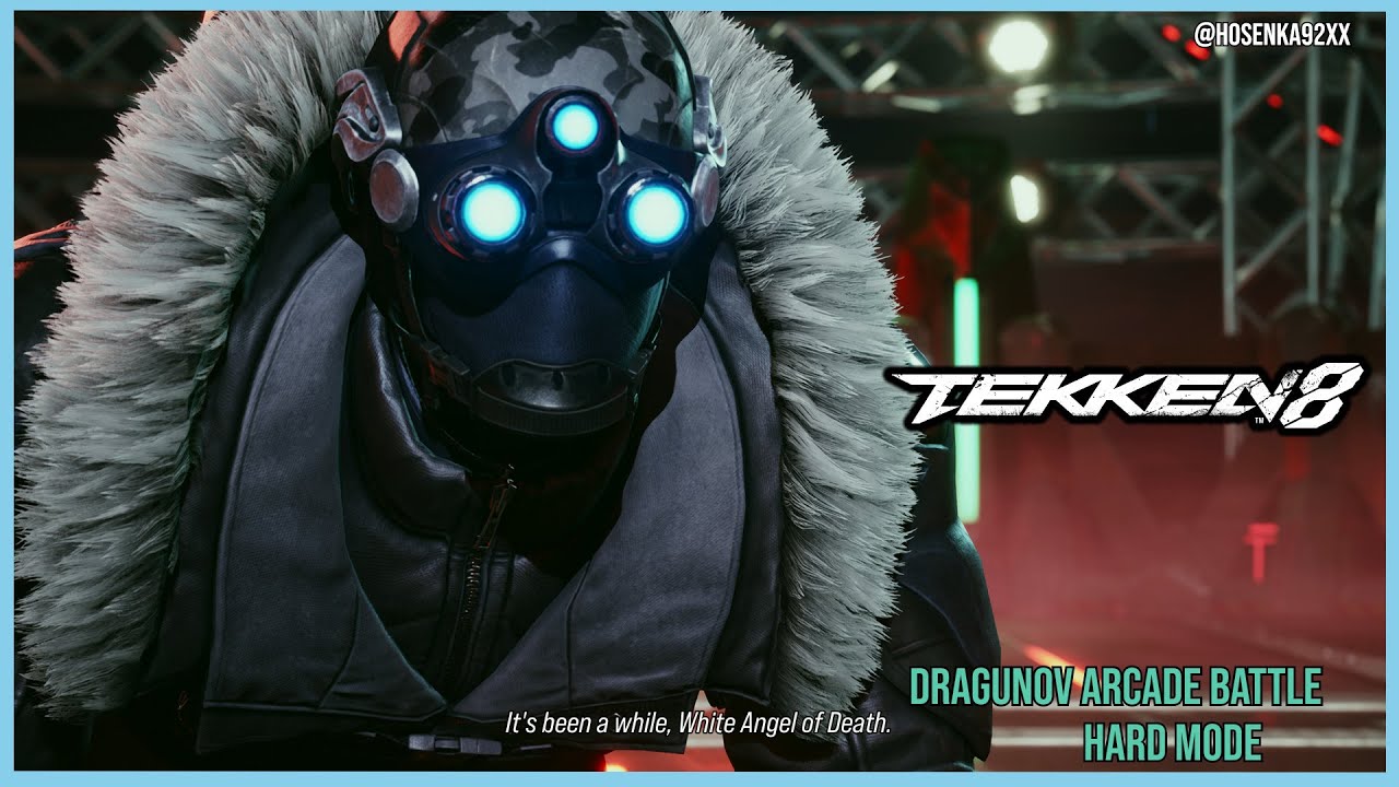 TEKKEN 8-Dragunov Arcade Battle (HARD MODE) (No Commentary) (2)#tekken8