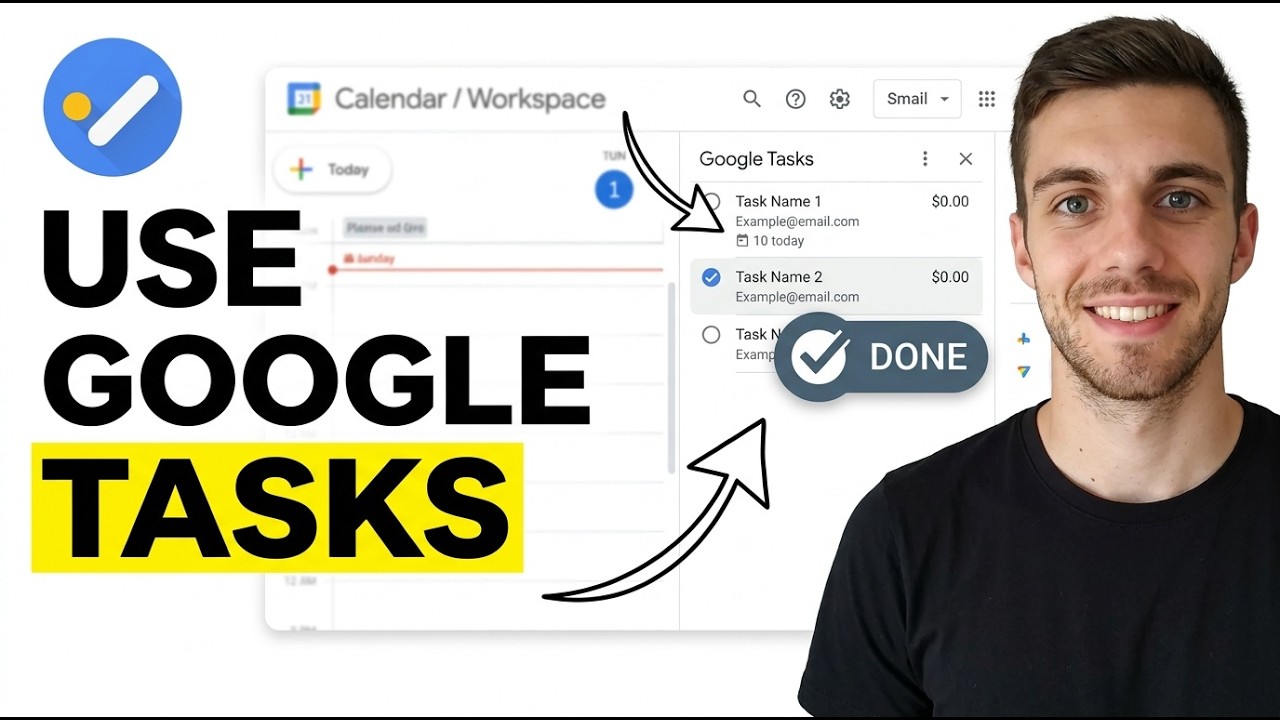 How to Use Google Tasks with Workspace and Calendar (Full Guide)