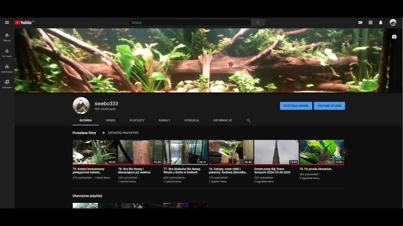 swebo333 Dziękuję za 500 subskrypcji