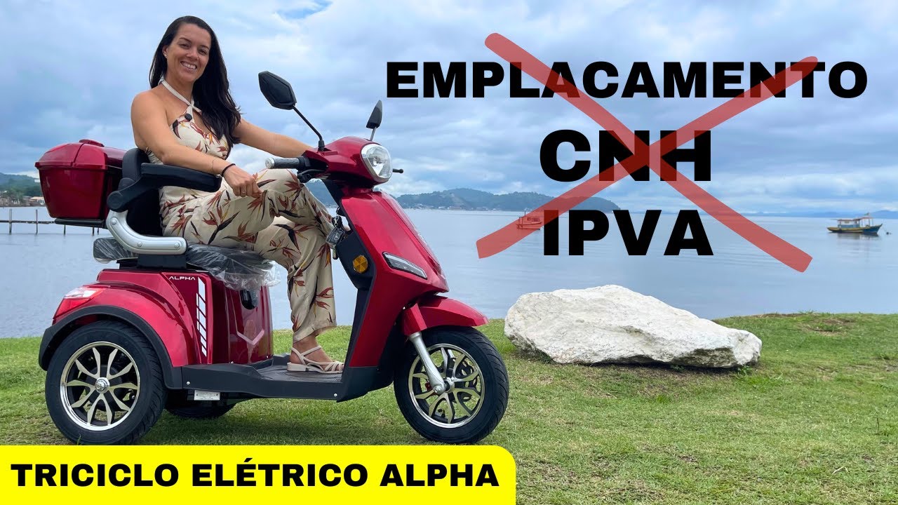 Triciclo eletrico Alpha 2025. Mudou muito? Conheça as novidades!