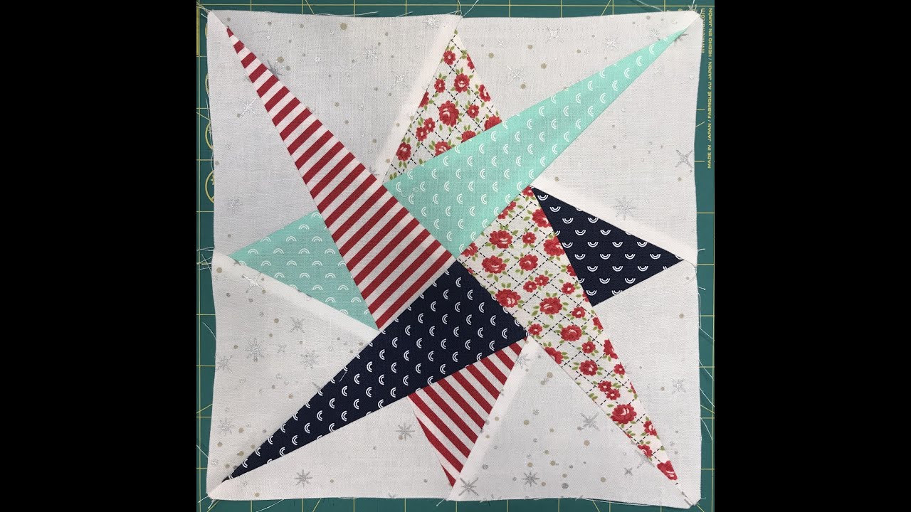 AccuQuilt Starry Path: сборка блока