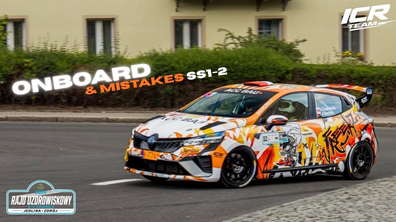1. Rajd Uzdrowiskowy SS1-2 | Clio Rally3 | Onboard & Mistakes