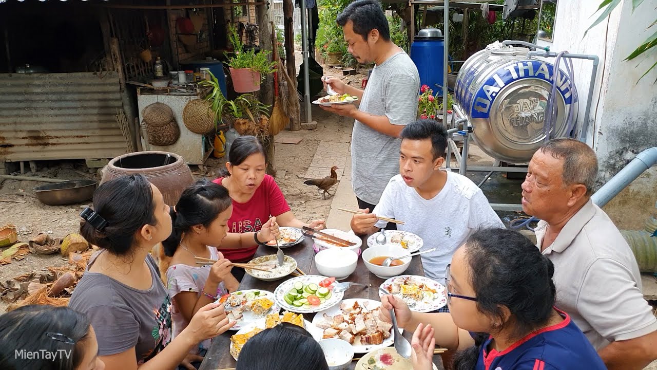 Cơm Tấm Sườn Quay Lu Nhà Làm | Miền Tây TV