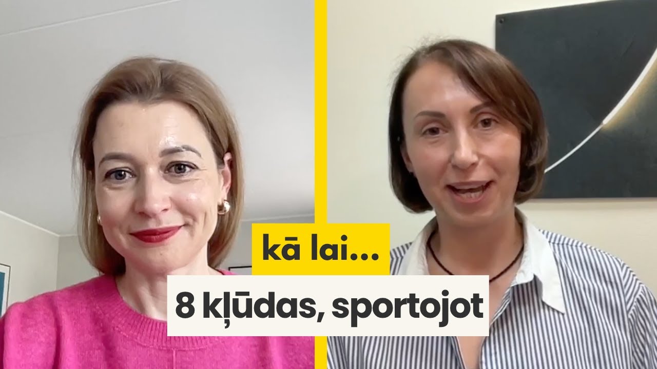 Sporta trenere Alīna Silicka: Kā lai... 8 kļūdas, sportojot