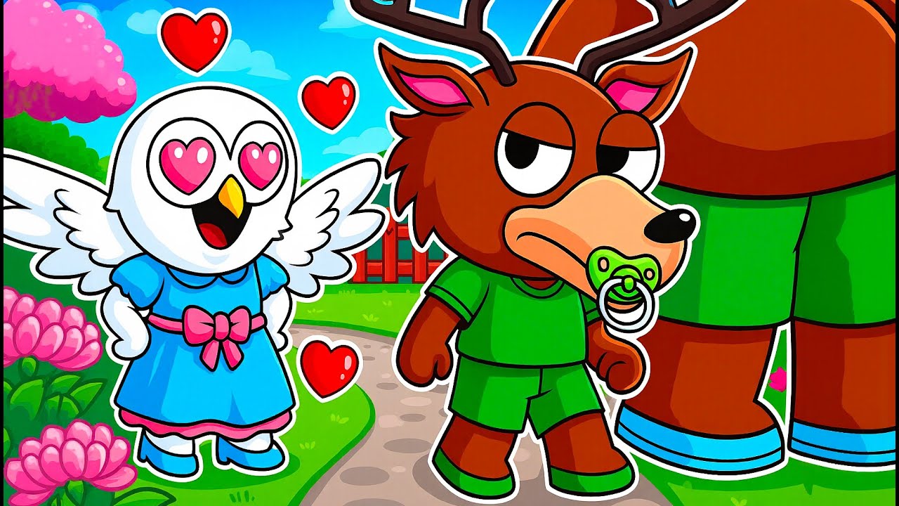 &iexcl;El beb&eacute; ciervo tiene una fan loca en Roblox! (99 noches en el bosque)