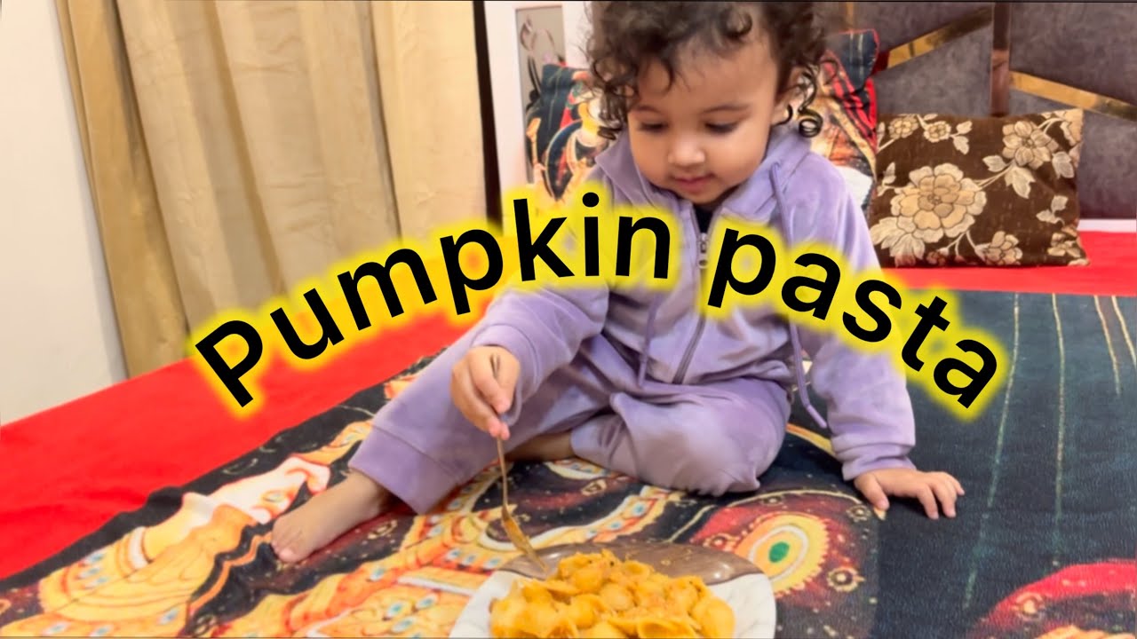 Healthy Pumpkin Pasta for My Daughter | Prihul Loves It! 