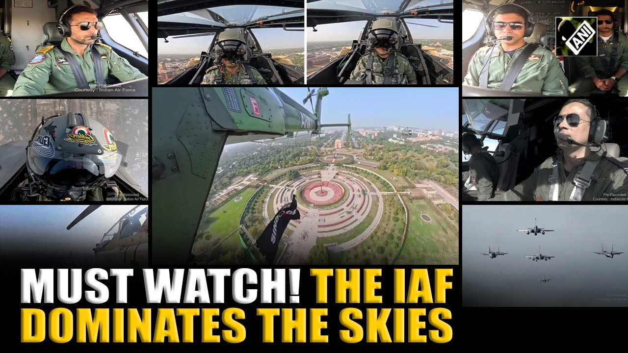 From ‘’Arjan’ to ‘Vajraang’’ formations: IAF’s ecstatic show leaves R-Day spectators mesmerized