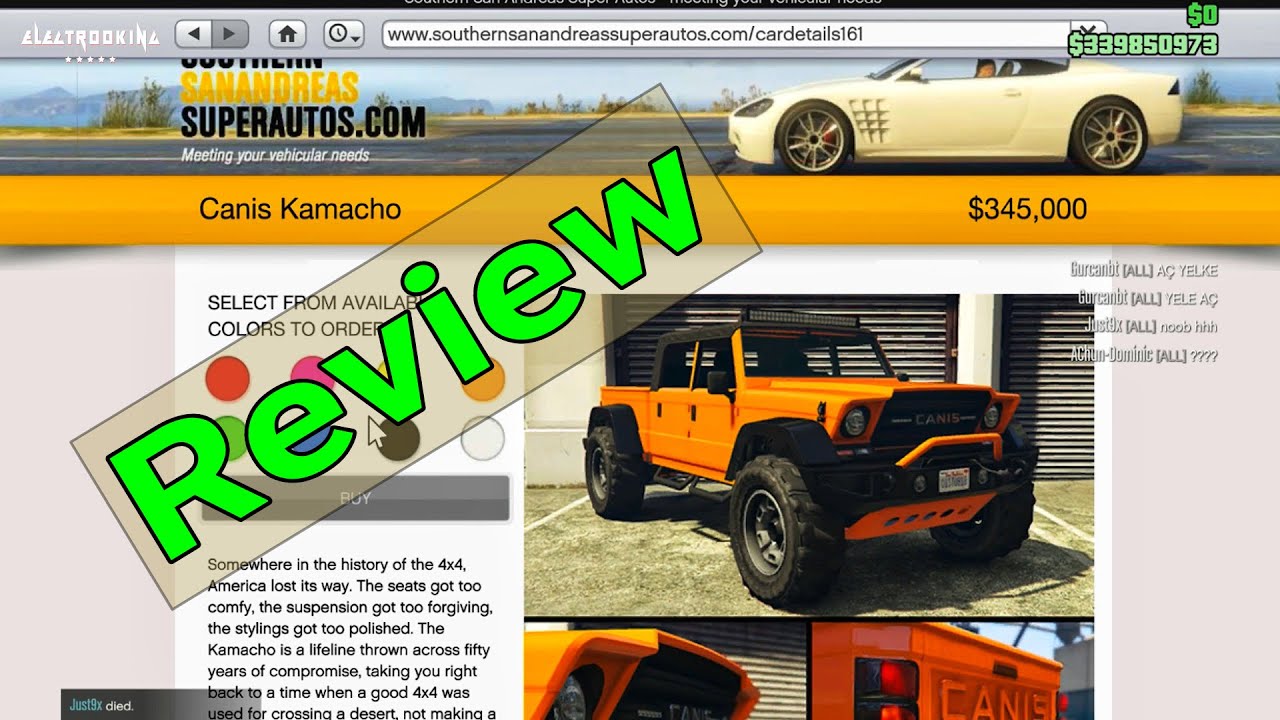GTA5 Online - Canis Kamacho Review #gta #gtav #gta5 #gtavonline #GTA5news #GTA5update