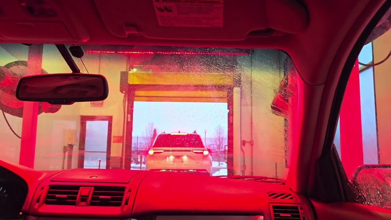 Passenger POV - Raw Driving - local car wash experience 