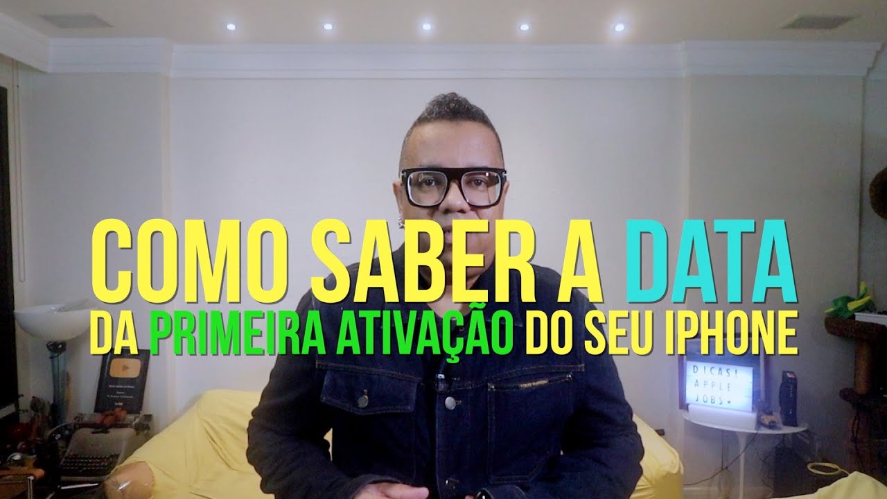Como saber a data da PRIMEIRA ATIVA&Ccedil;&Atilde;O do seu iPhone