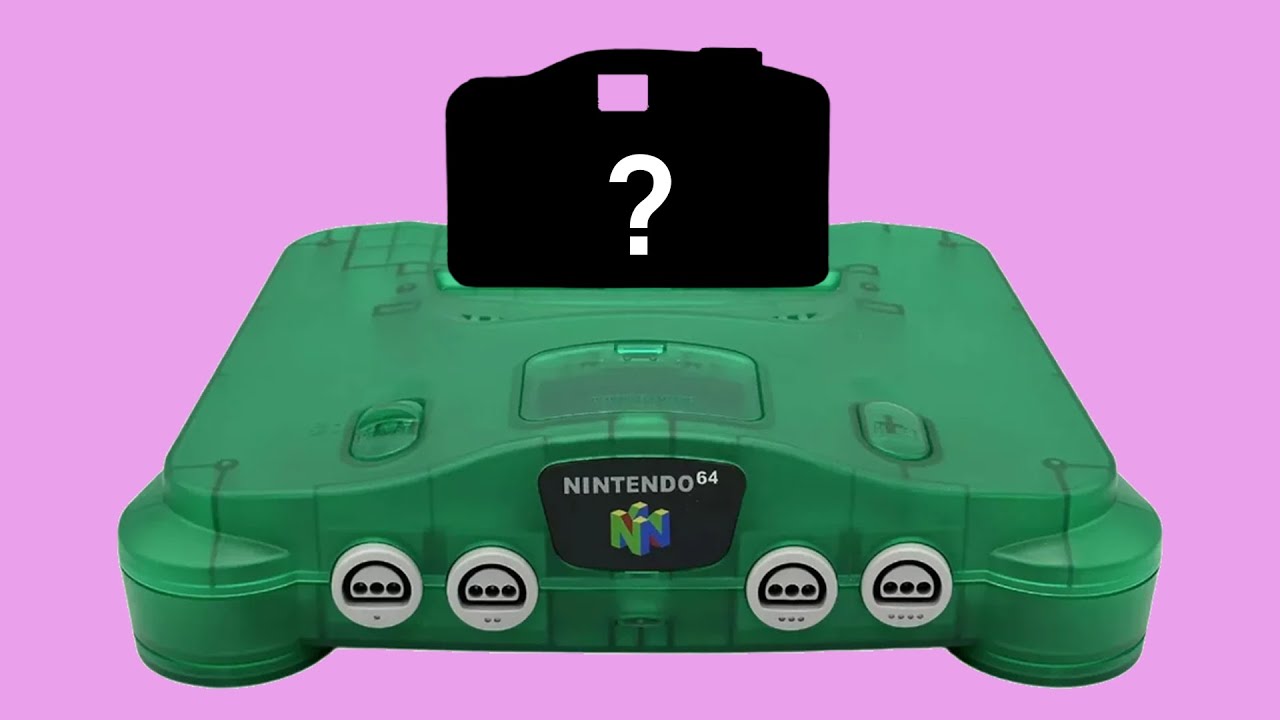 Você sabia que o Nintendo 64 tinha uma câmera?