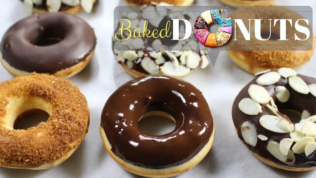 BAKED DONUTS RECIPE - RECETTE DONUTS AU FOUR (LESS SUGAR)