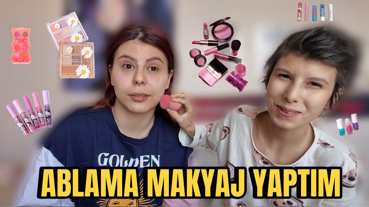 Я делала макияж своей сестре (это было очень рискованно)