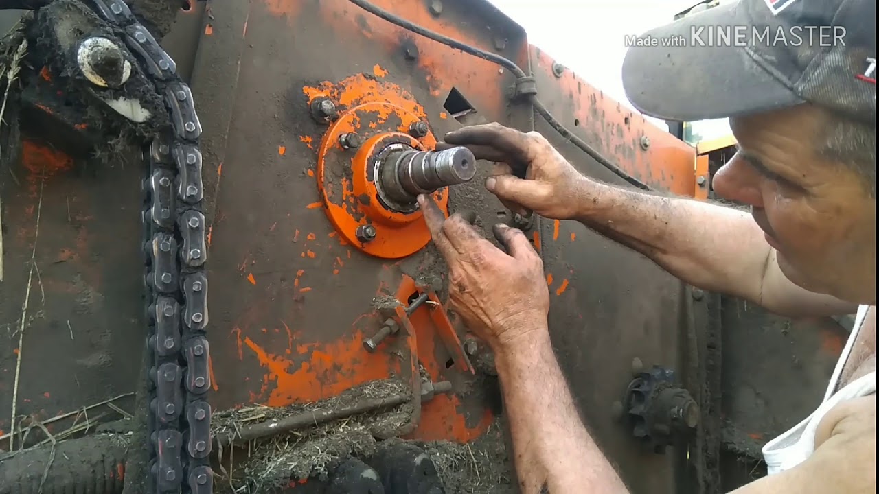 Schimbat și recondiționare ax balotiera