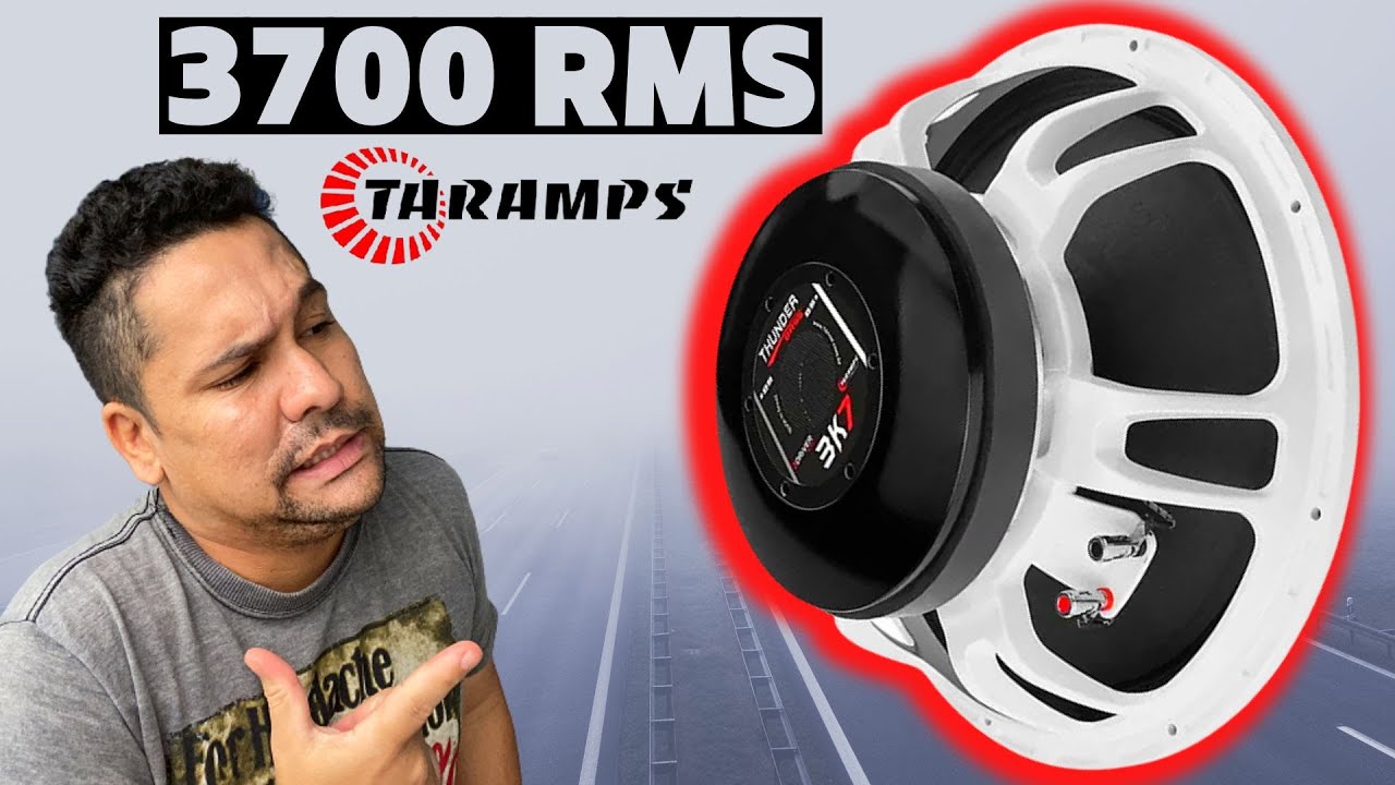 Alto Falante Taramps  3700 watts - Thunder Bass 3K7 15 e 18 Polegadas | Taramps #somautomotivo