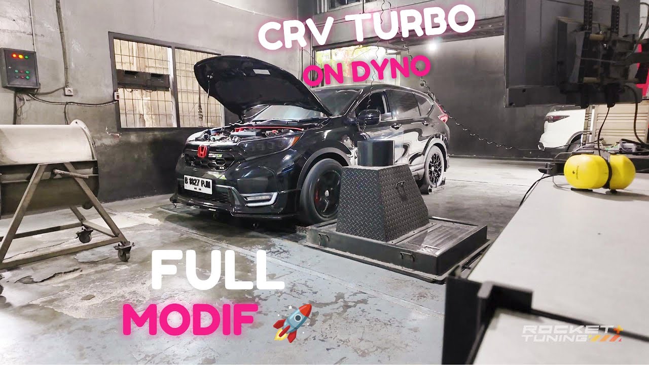 DYNO CRV TURBO FULL MODIF RATA TENGAH AGAK KANAN ✌🏻