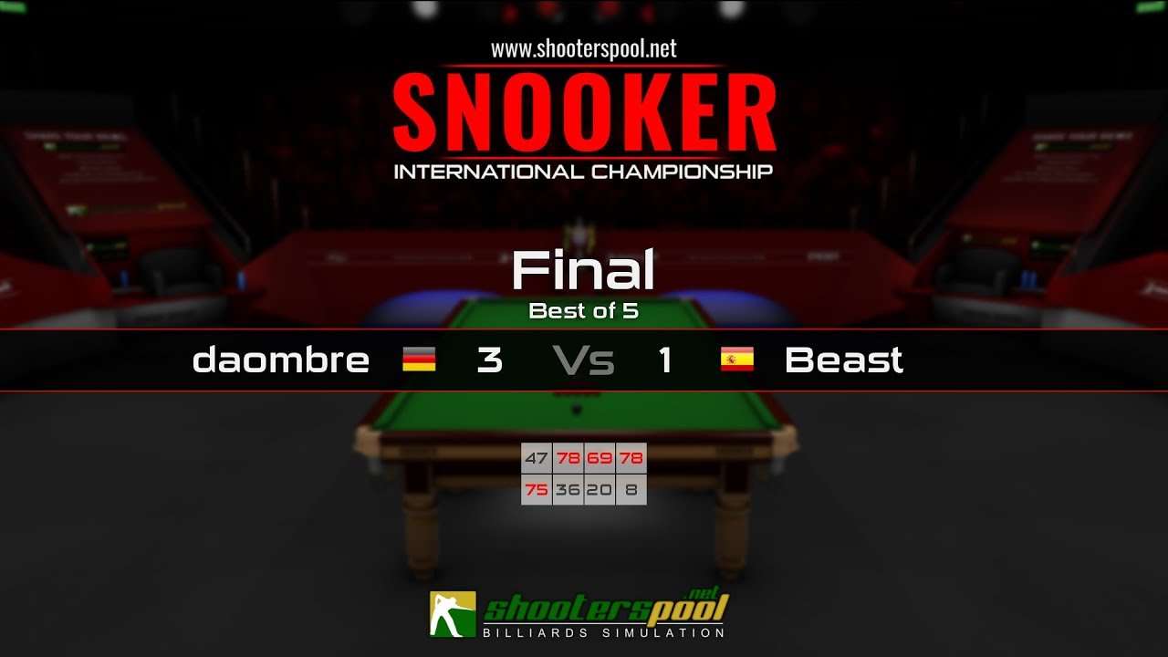 Snooker International Championship 2018 | Final | daombre Vs. Beast | ShootersPool