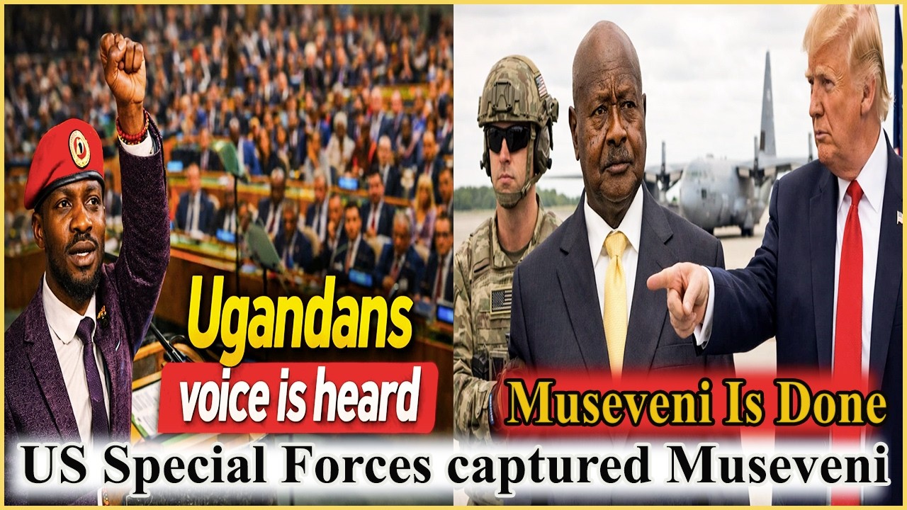 Bobi Wine is raising his voice in the GENEVA SUMMIT Trump considering sanctions on Museveni's regime