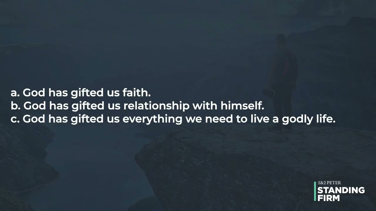 Pursue Maturity - 2 Peter 1.1-11 Matt Clothier