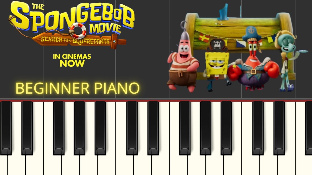 ICE SPICE BIG GUY (SPONGE BOB MOVIE) - Piano tutorial #piano