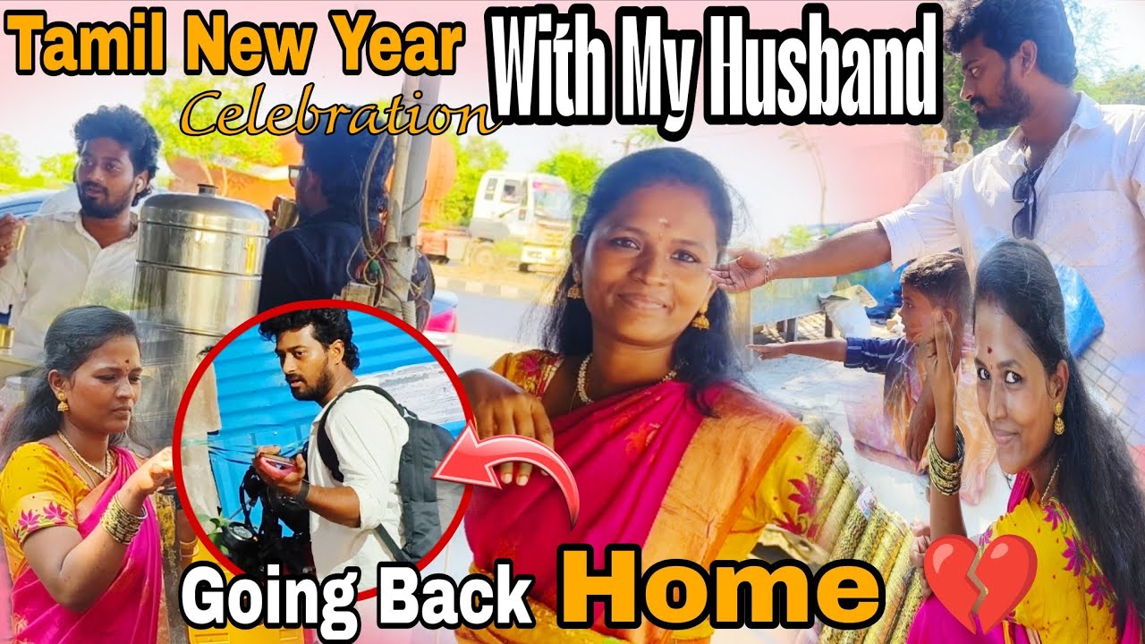 Hubby Kooda Tamil New Year ❤️| Goodbye 👋|Bharya Vlogs