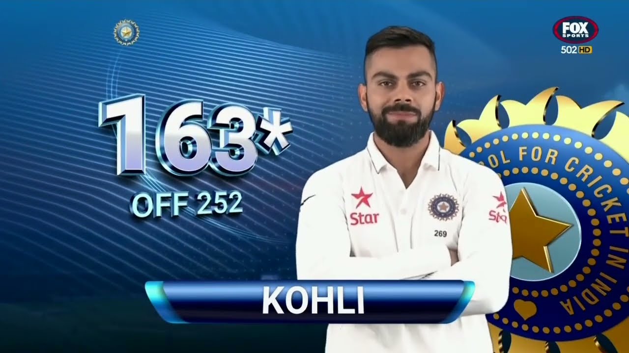 Virat 167 vs Eng, 2016.