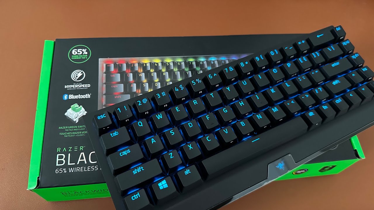 Razor BlackWidow V3 Mini HyperSpeed Unboxing