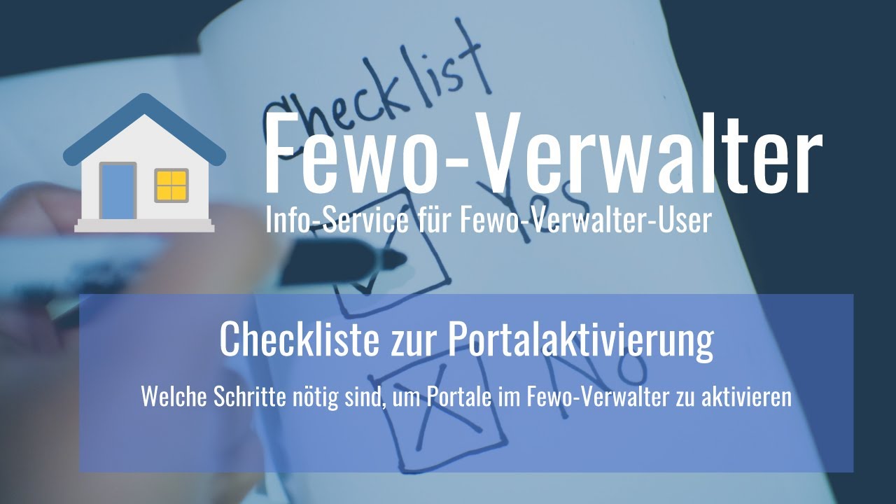 Fewo-Verwalter Software | Checkliste für die Portalanbindung