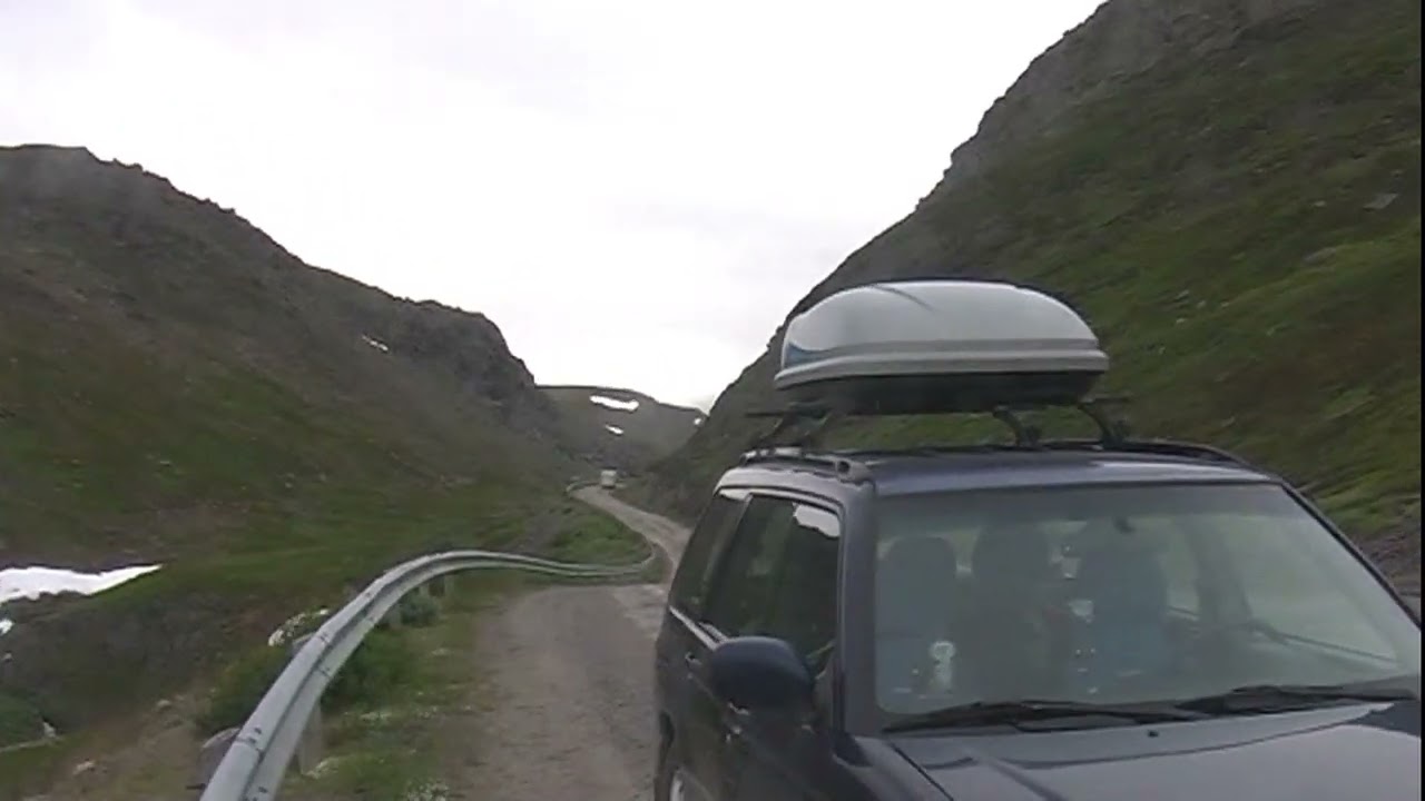 Norwegian roads. Fv98 road from Ifjord to Tana. ( От Ифьорда до Тана по дороге FV98)