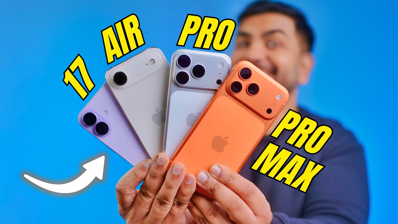 iPhone 17 vs Air vs 17 Pro vs 17 Pro max | Which iPhone Should You Buy ? | Best iPhone of 2026