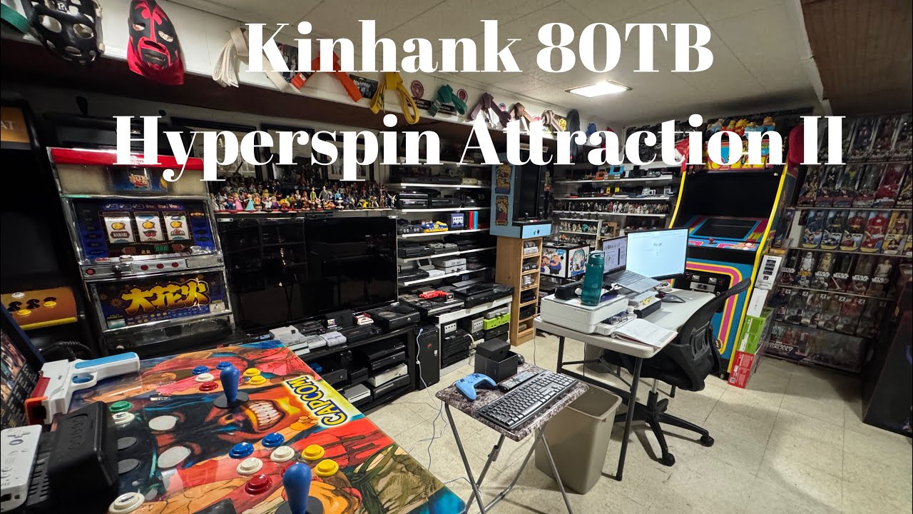 Kinhank 80tb - Hyperspin Attraction II Deluxe Retro Drive - Not 12tb