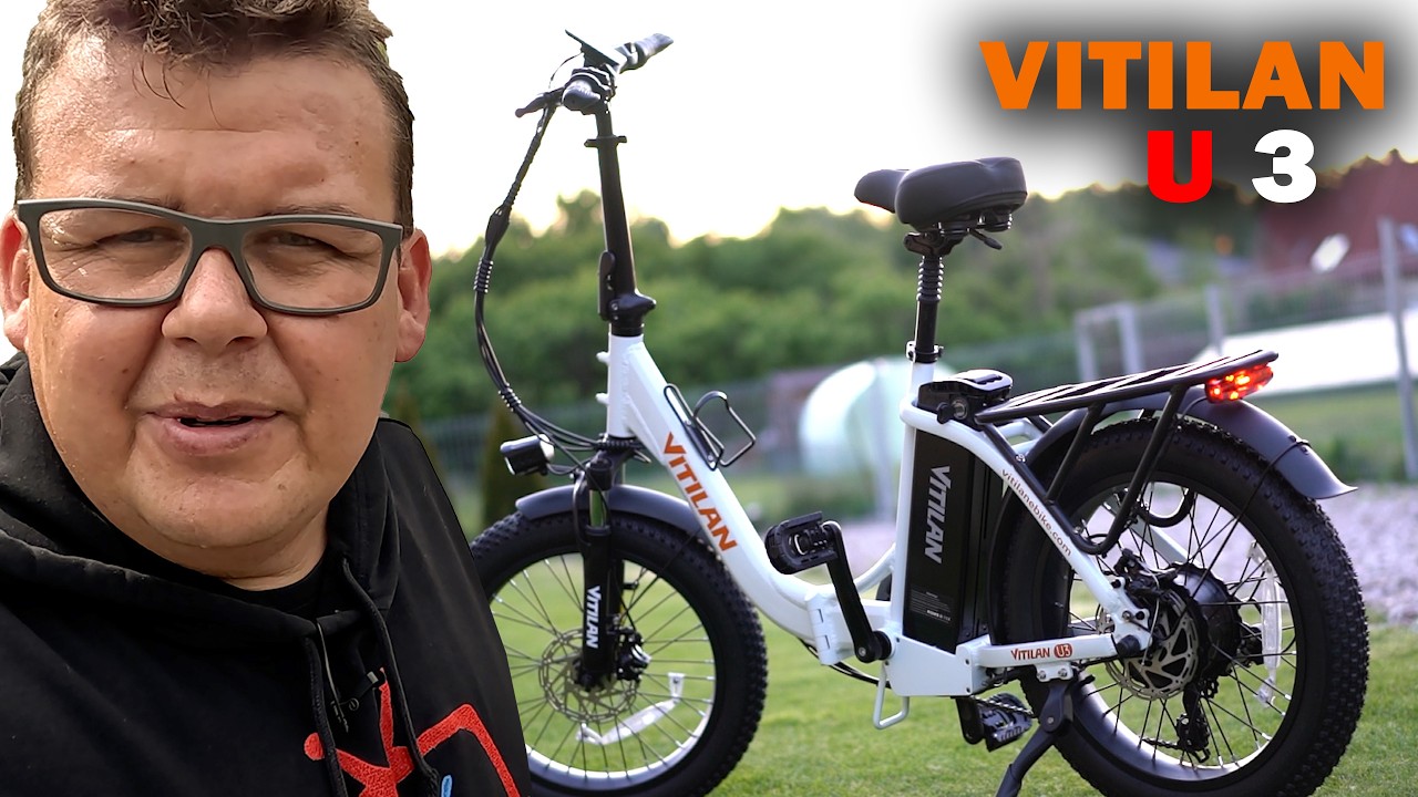 Mały lekki rower elektryczny TANI!!! - VITILAN U3