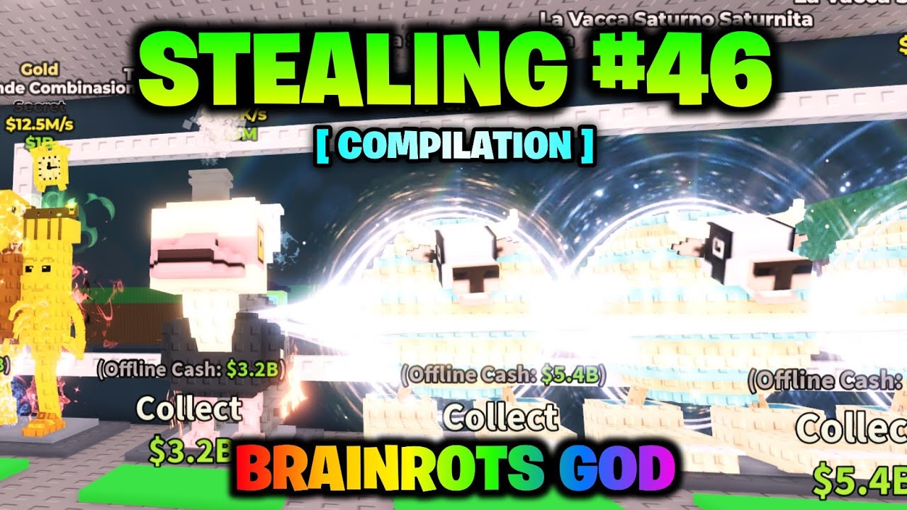 Best Stealing Brainrots Compilation - Roblox Steal a Brainrot #46