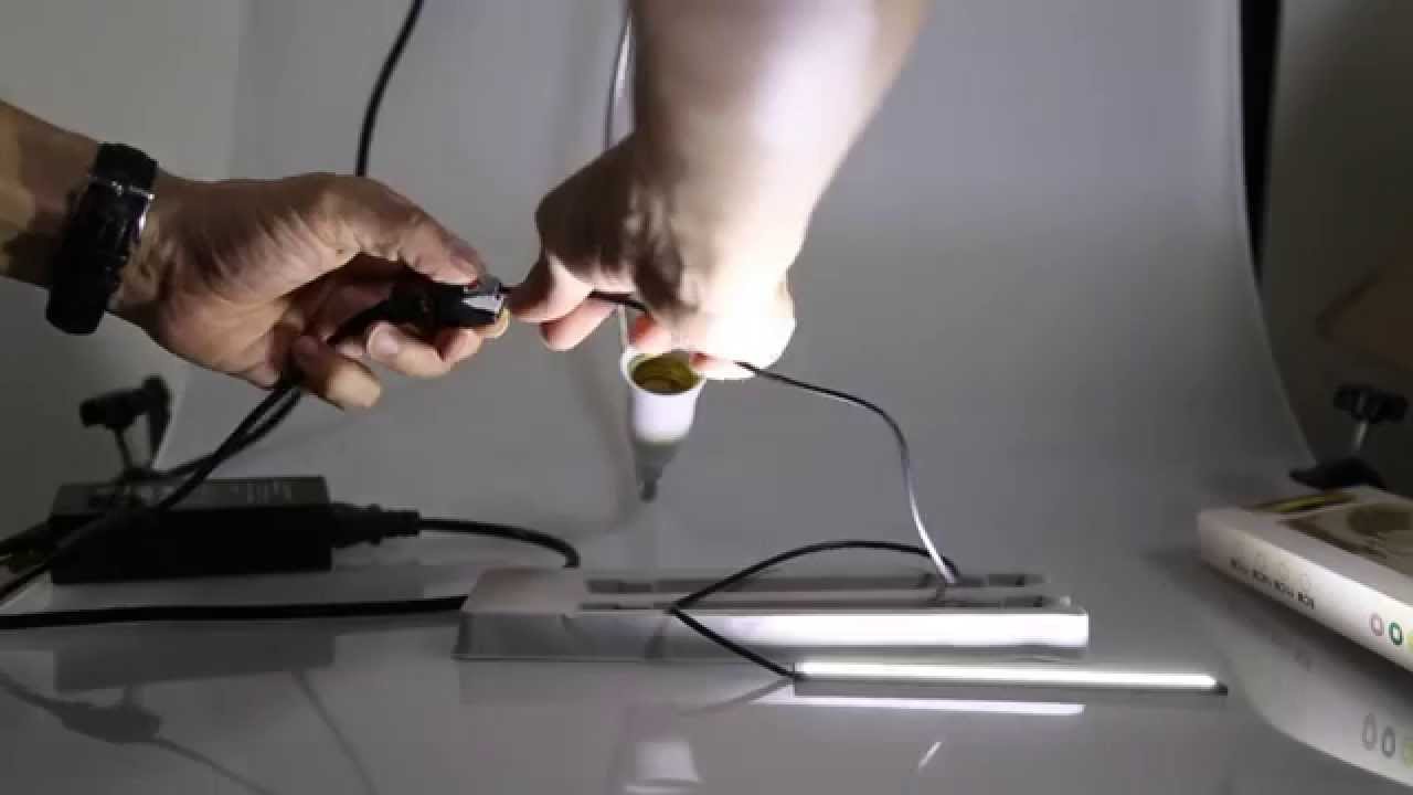 LED Day Time Running Light 6W 110-130LM COB White Light-Black(DC12V)-MyLED.com