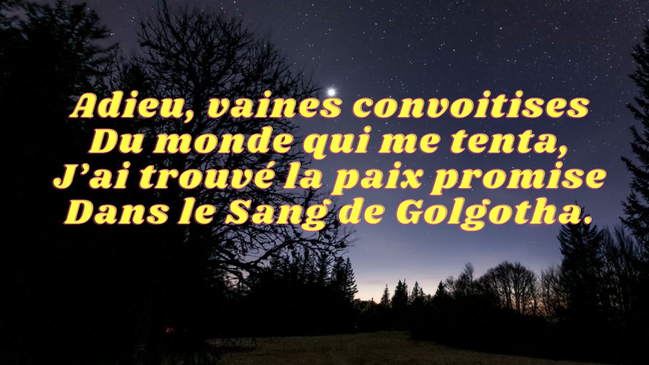 A la croix au pied du Maitre