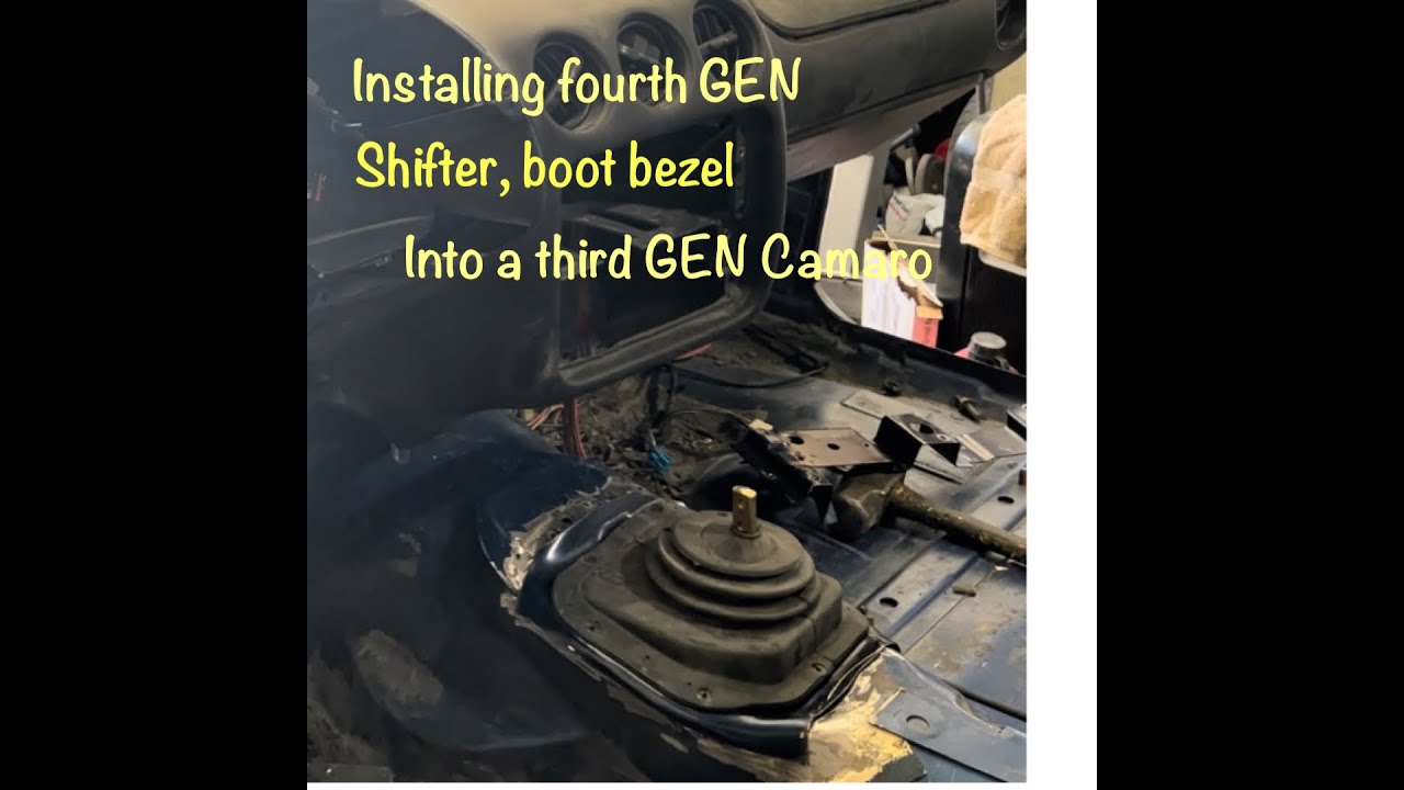 Installing a fourth gen shifter bezel into a third gen camaro