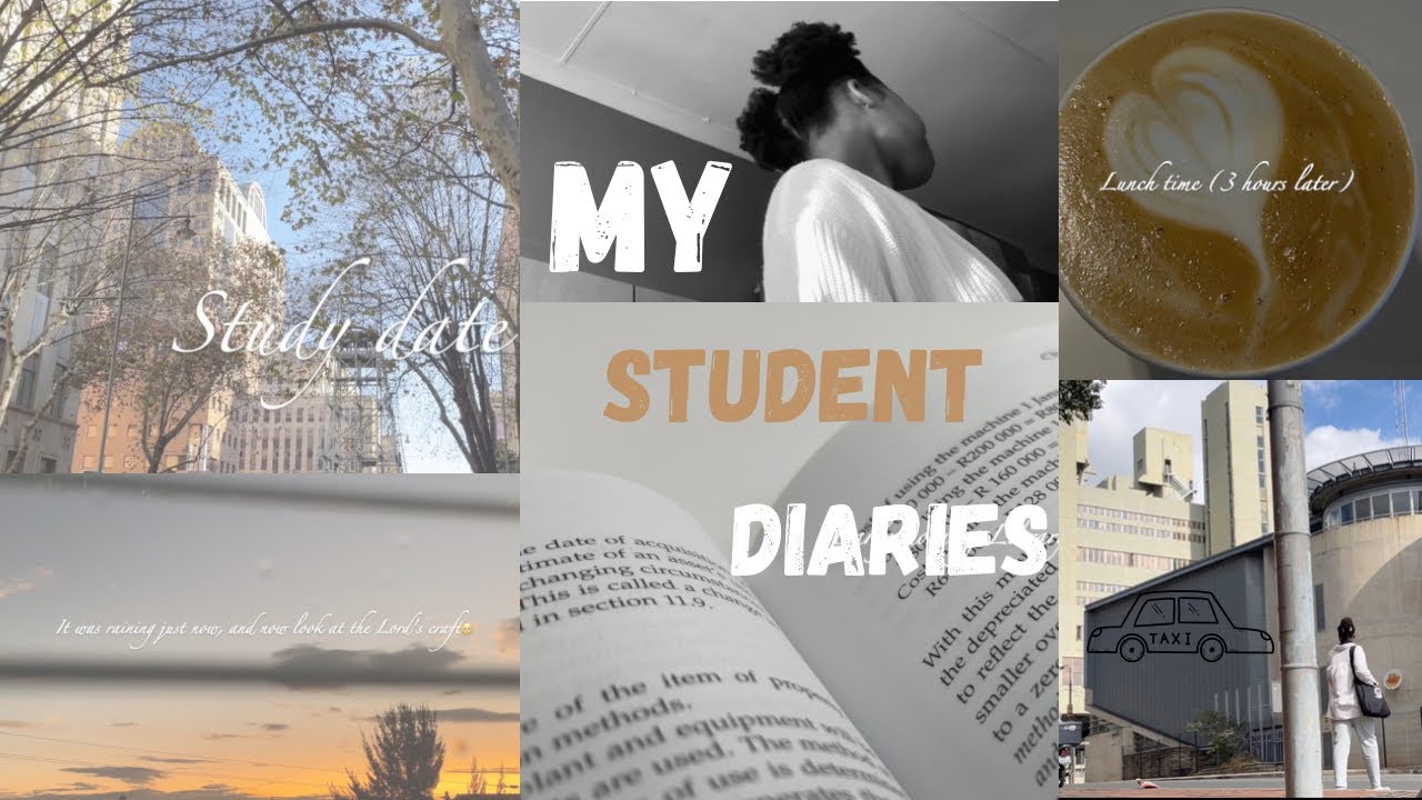 STUDENT DIARIES|Solo study date~Walking in the rain~Catching sunsets~My hard work paying off|