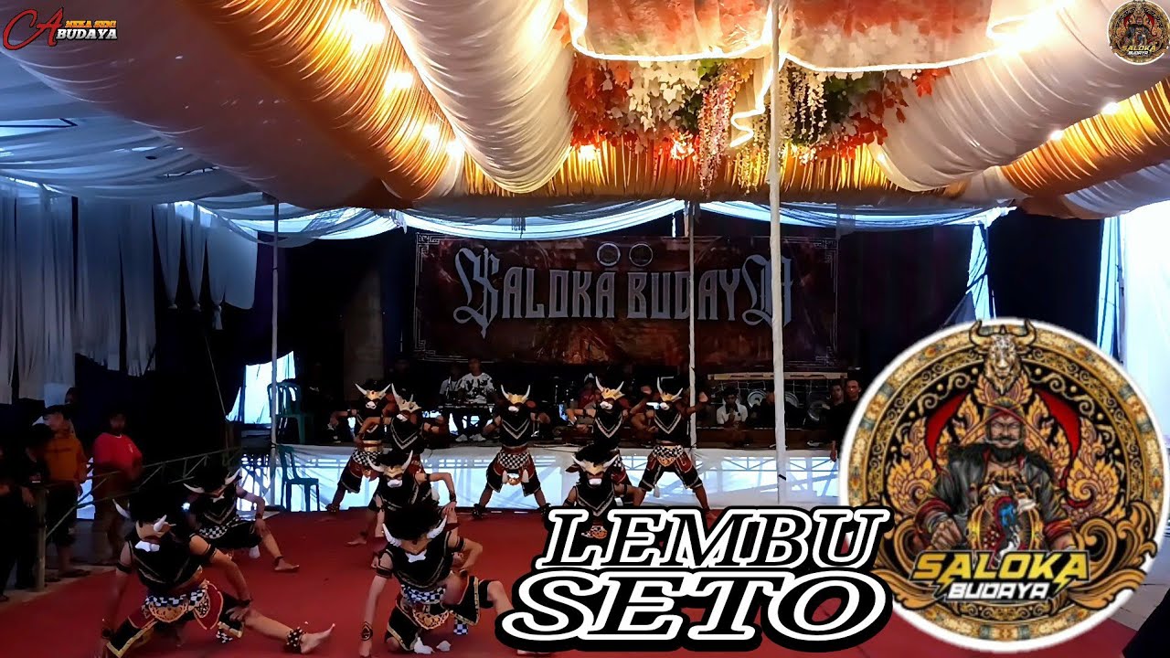 GANAS🔥LEMBU SETO🔥SALOKA BUDAYA LIVE IN SPANDAN KIDOL SELO BOYOLALI#lembuseto#saloka#viralvideo#fypシ 