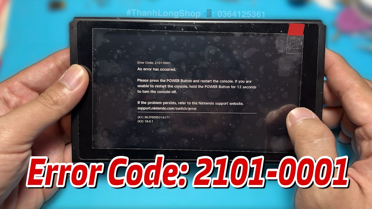 Error Code 2101-0001 - Nintendo Switch Không Sạc, Mất Nguồn 12V ​⁠@thanhlongshop