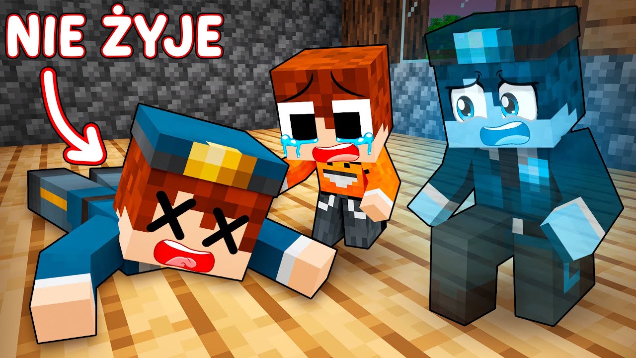 SMUTNA HISTORIA O POLICJANCIE w Minecraft!