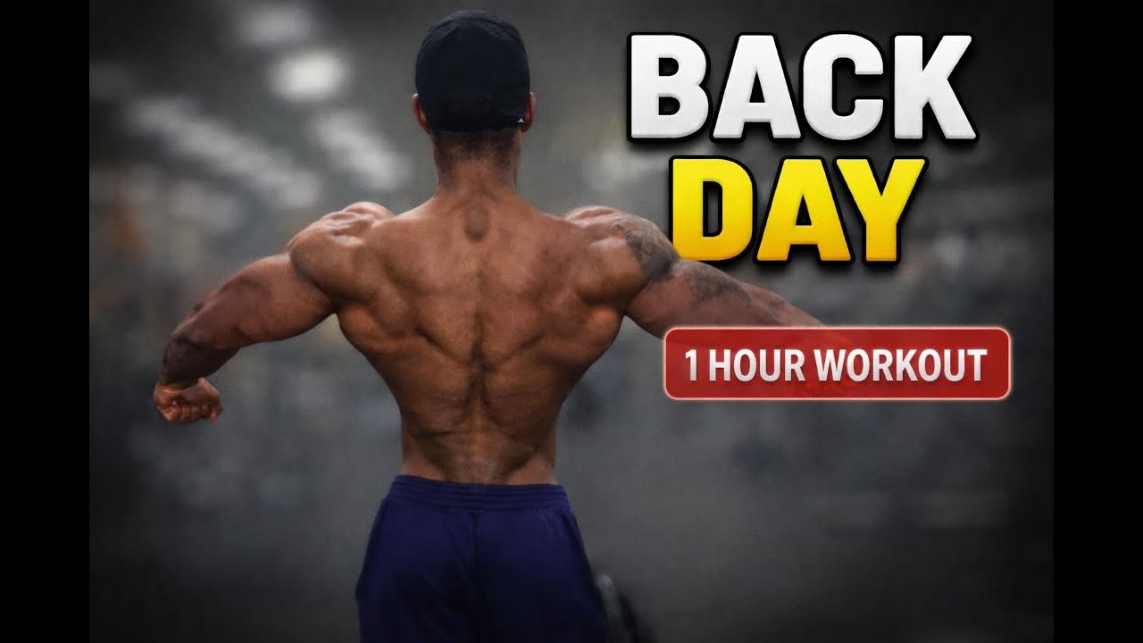 Hour Back Workout for Muscle Growth | Full Back Day Gym Routine