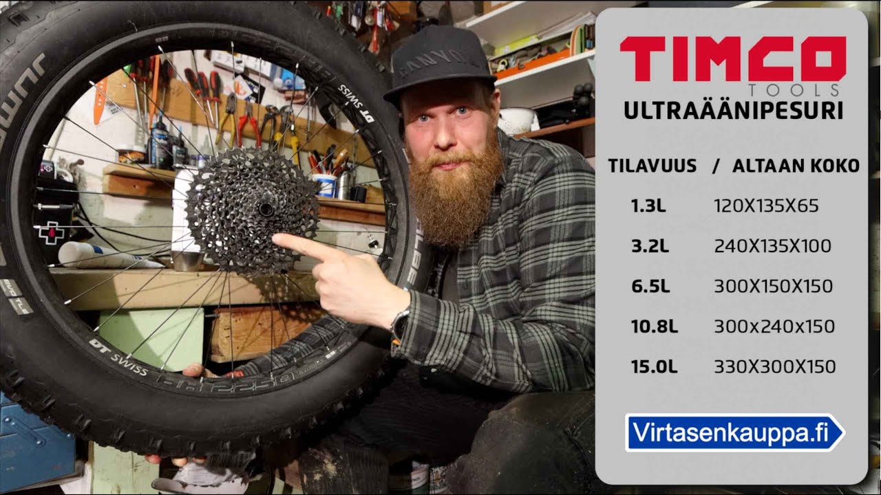Testissä Timcon 3,2l ultraäänipesuri