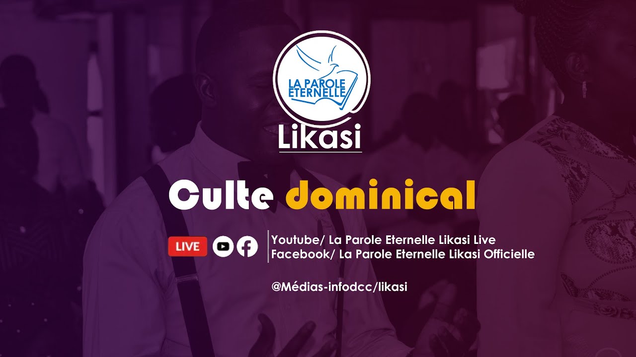 BIENVENUE AU PREMIER CULTE DOMINICAL DU DIMANCHE 15 MARS 2026| LA PAROLE ETERNELLE |LA BORNE LIKASI