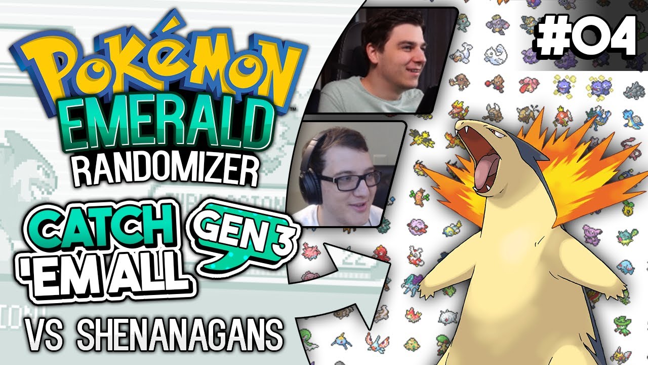 Gen 3 CATCH EM ALL Randomizer Race vs Shenanagans | Pokemon Emerald #4