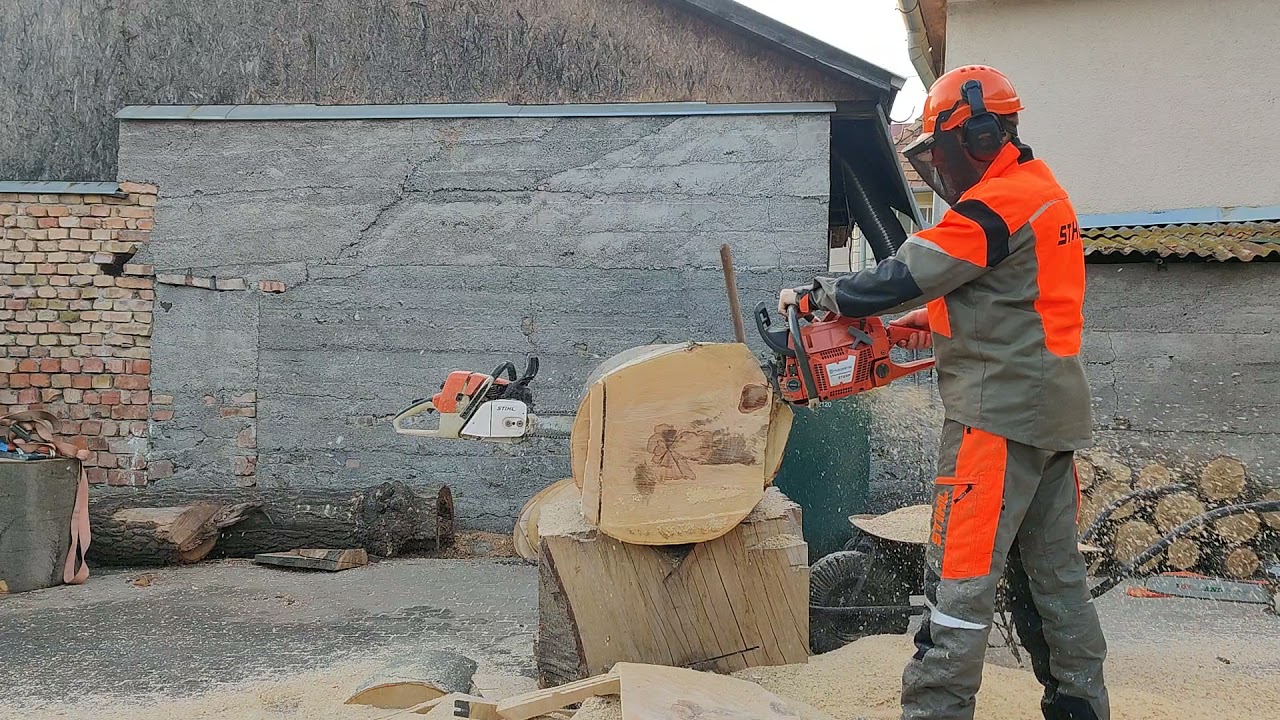 STIHL 044 vs. Husqvarna 372 XP.