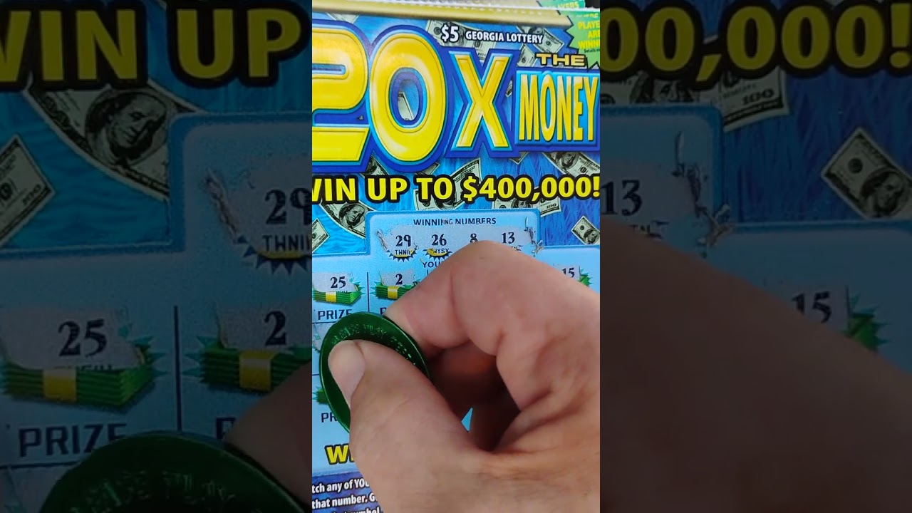 A few 20X the money tickets with a symbol 👍🎉