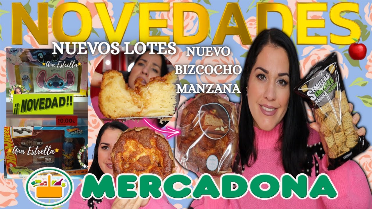 🔥HOY MARTES 3 FEBRERO🔥NOVEDADES MERCADONA NUEVO BIZCOCHO🍎 MANZANA+GALLETAS ORÉGANO+LOTES