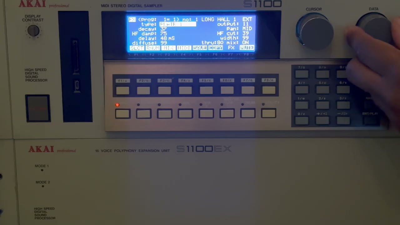 Akai S1100 Effects (Stand alone mode)