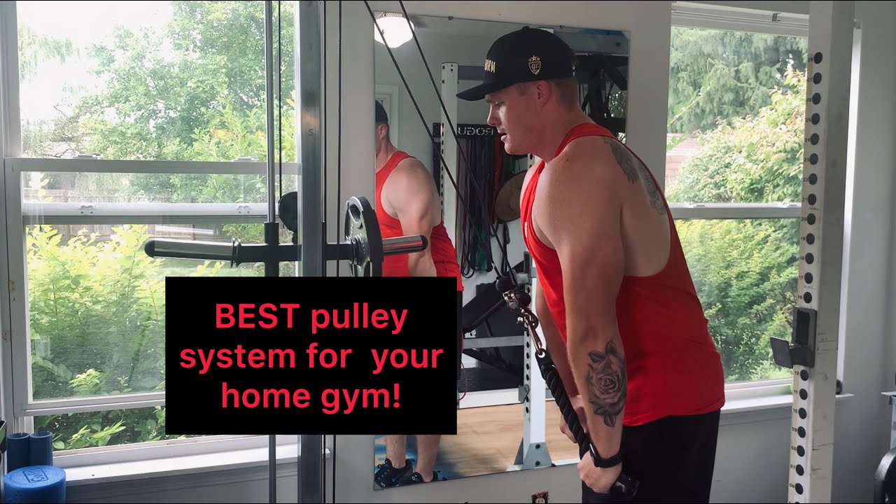 Home Gym Adjustable Dual Pulley System REVIEW!